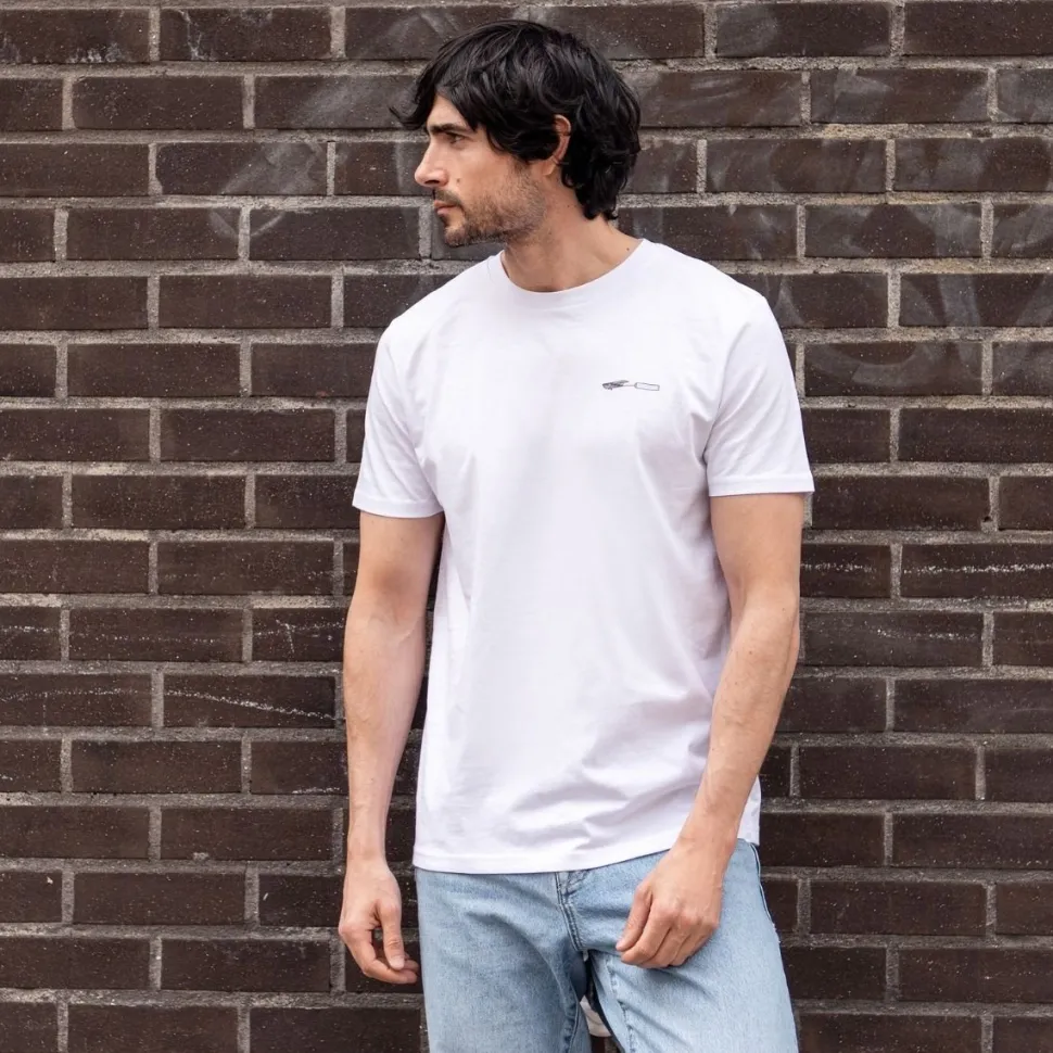 Sale T-shirt brodé l'Avion Homme Mode Et Accessoires
