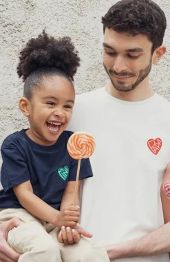 Flash Sale T-shirt Cœur Mini Enfant 3 à 6 Ans