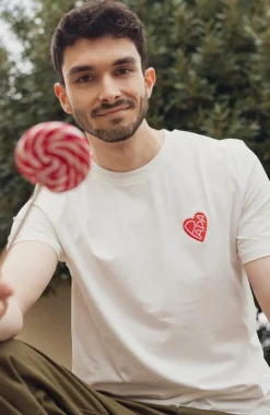 Fashion T-shirt Cœur Papa Homme Mode Et Accessoires