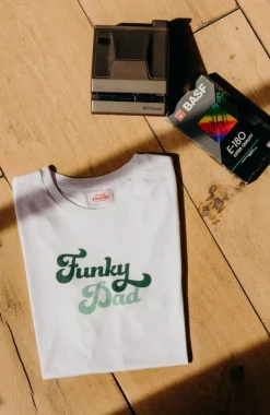 Store T-shirt Funky Dad - Blanc Homme Mode Et Accessoires