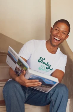 Store T-shirt Funky Dad - Blanc Homme Mode Et Accessoires