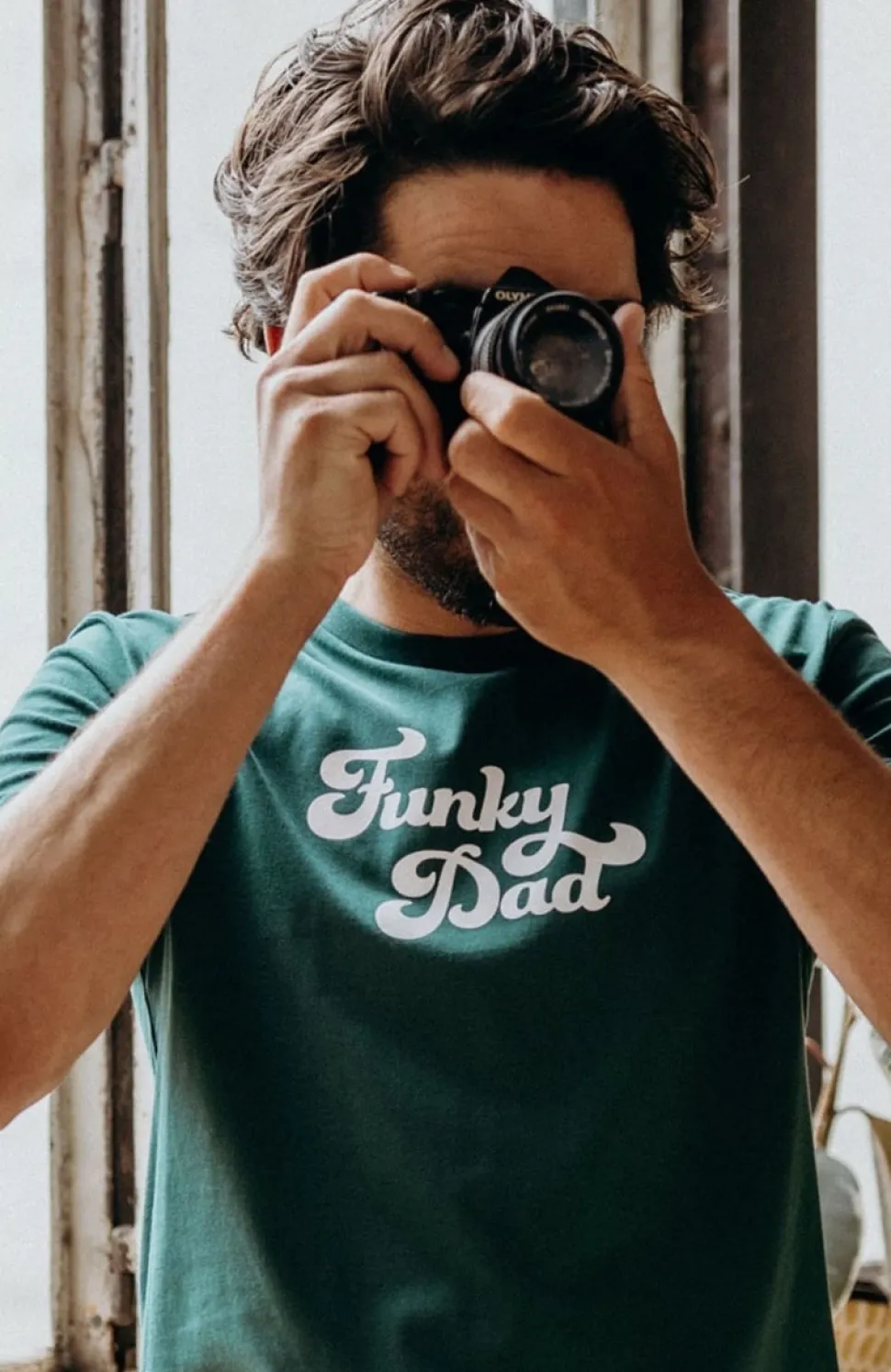 Clearance T-shirt Funky Dad - Vert Homme Mode Et Accessoires