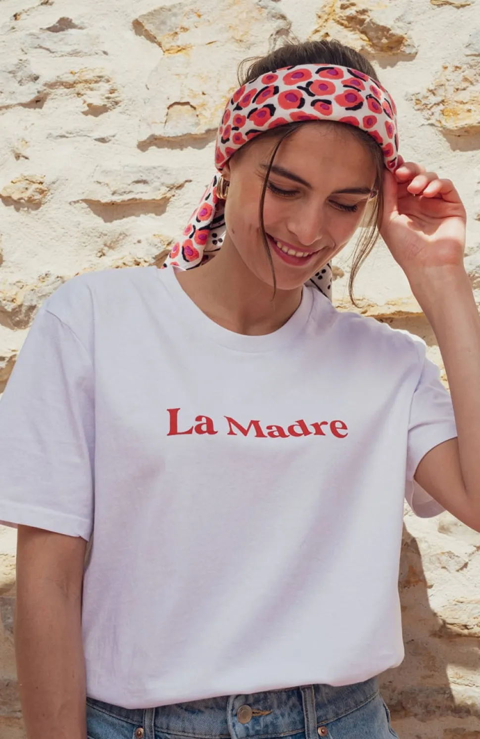 New T-shirt La Madre - Blanc Femme Mode Et Accessoires