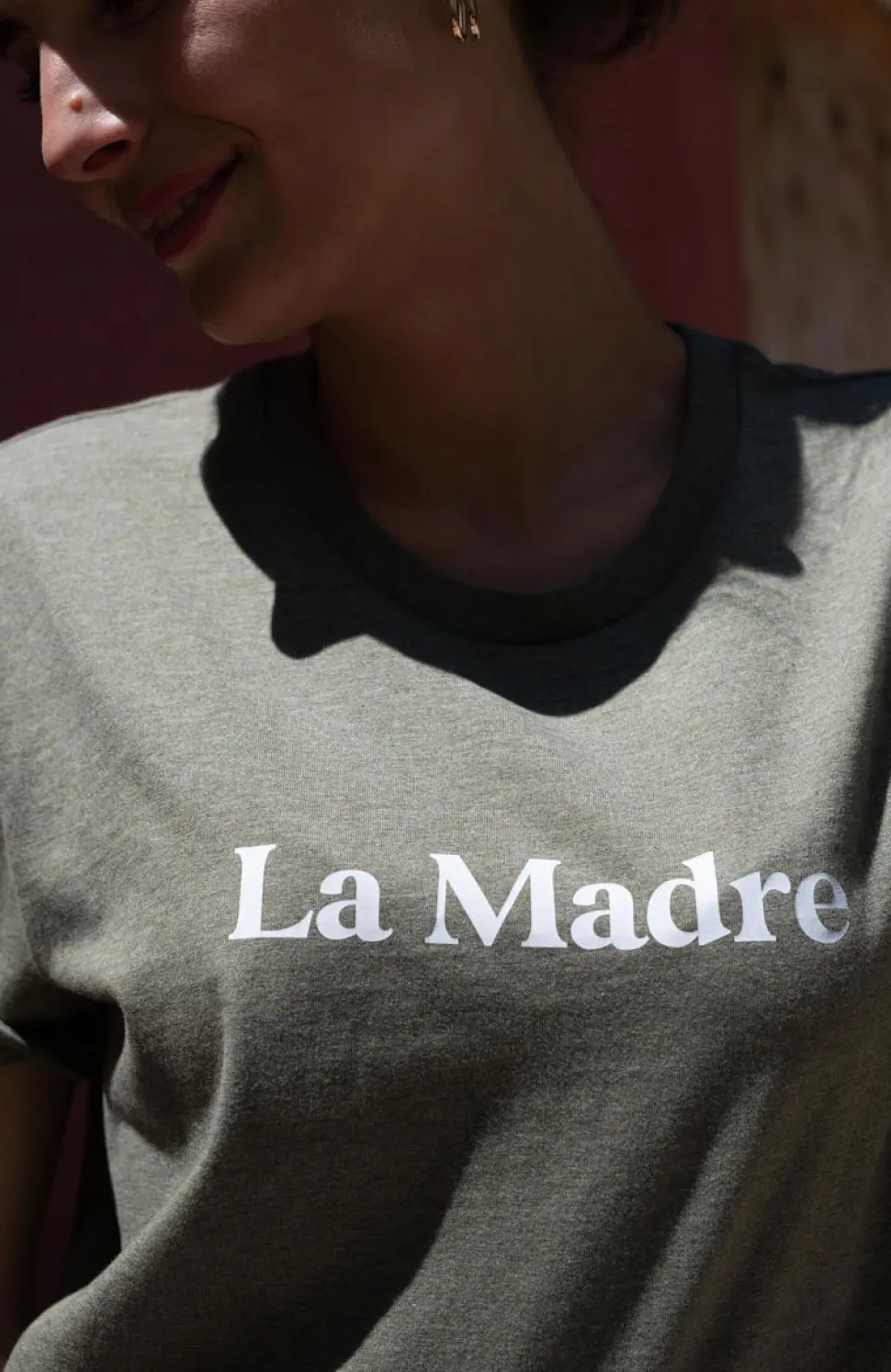 New T-shirt La Madre - Kaki Femme Mode Et Accessoires