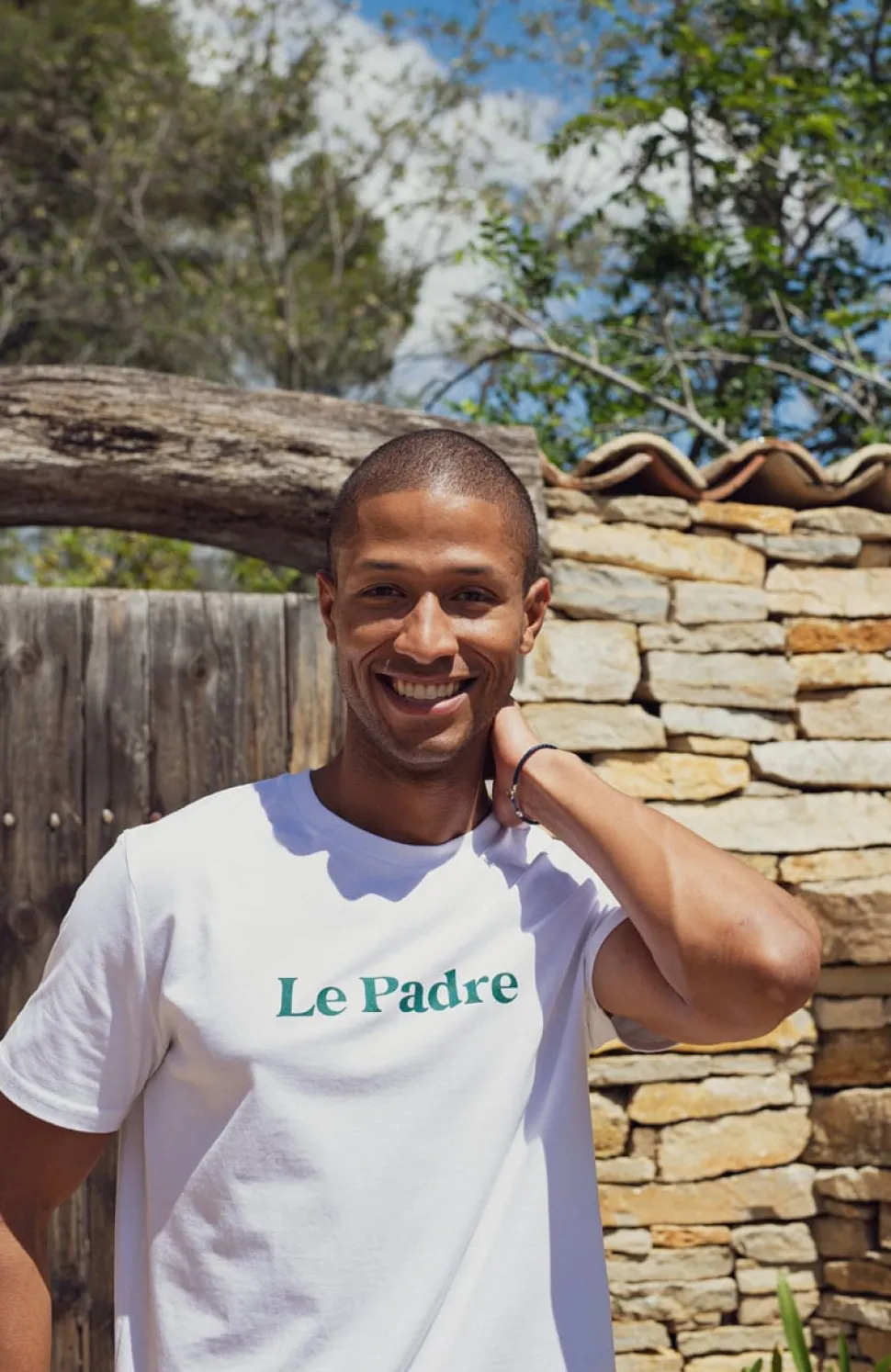 Cheap T-shirt Le Padre - Blanc Homme Mode Et Accessoires
