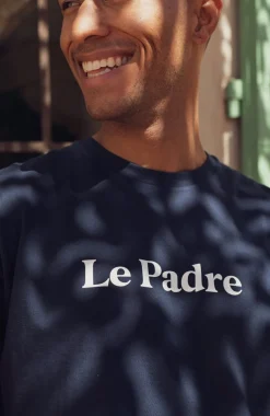 Online T-shirt Le Padre - Navy Homme Mode Et Accessoires
