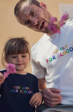Discount T-shirt Too Old For School - Blanc Femme Mode Et Accessoires|Mode Et Accessoires