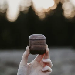Flash Sale Étui pour AirPods en noyer Bureau Et High-Tech