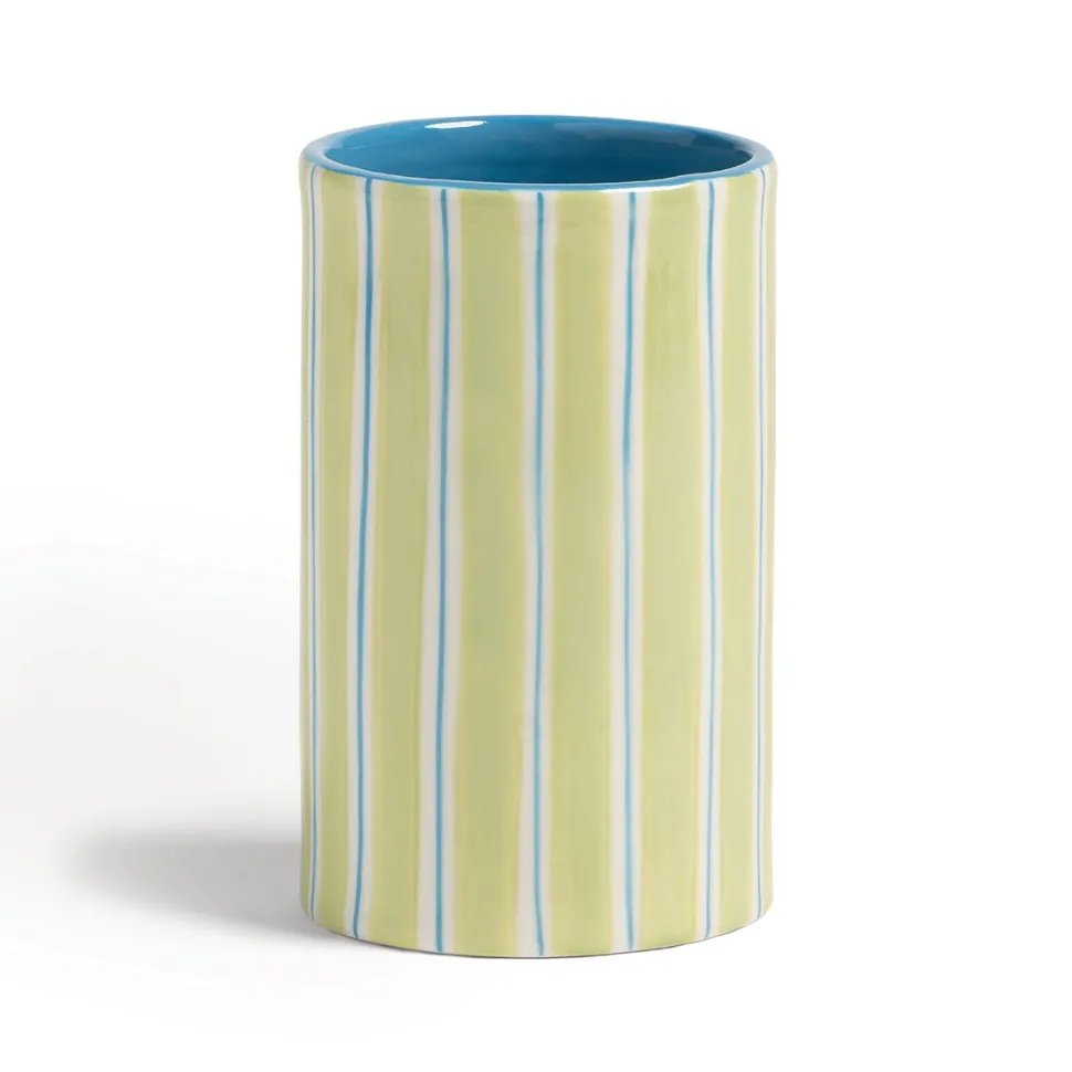 Discount Vase à rayures Plantes|Décoration Et Cocooning